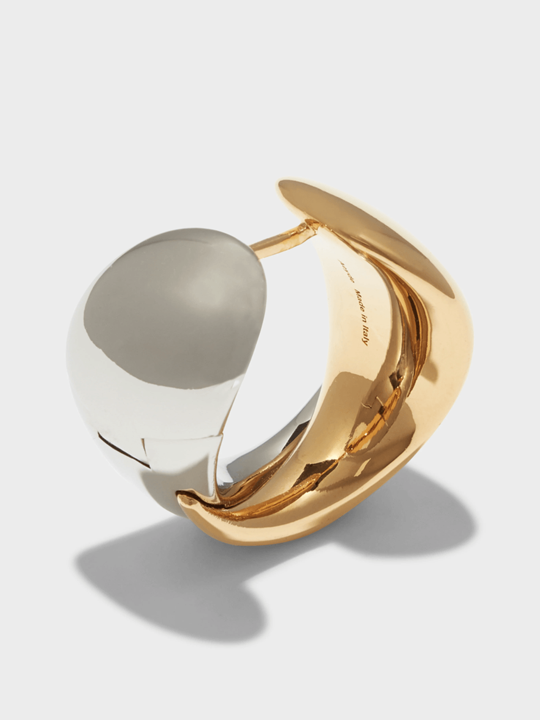 Aeyde Junior Small 18kt Gold and Palladium-Plated Earrings