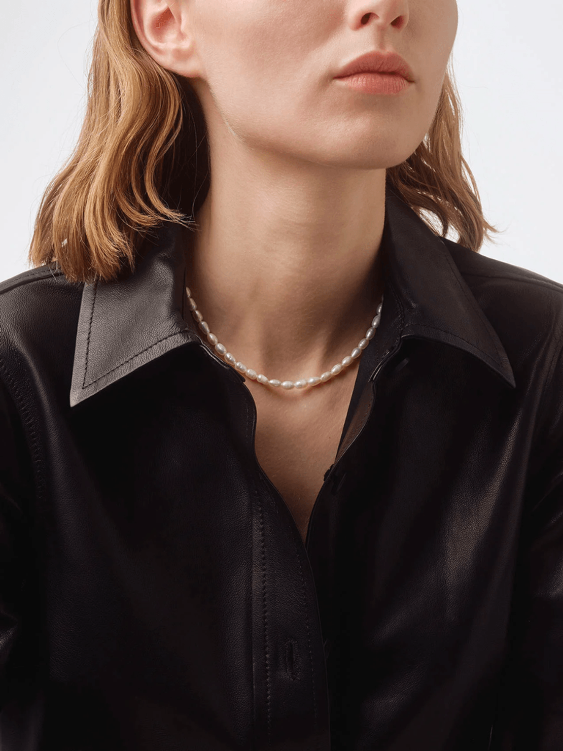 Aeyde Saylor Pearl and Palladium-Plated Necklace